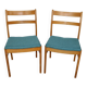 Pair of teak chairs, 1960s