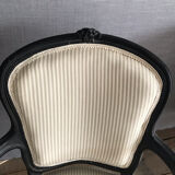 Pair of convertibles striped fabric