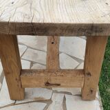 Loom table in solid oak 240 x 58 cm. 1920.