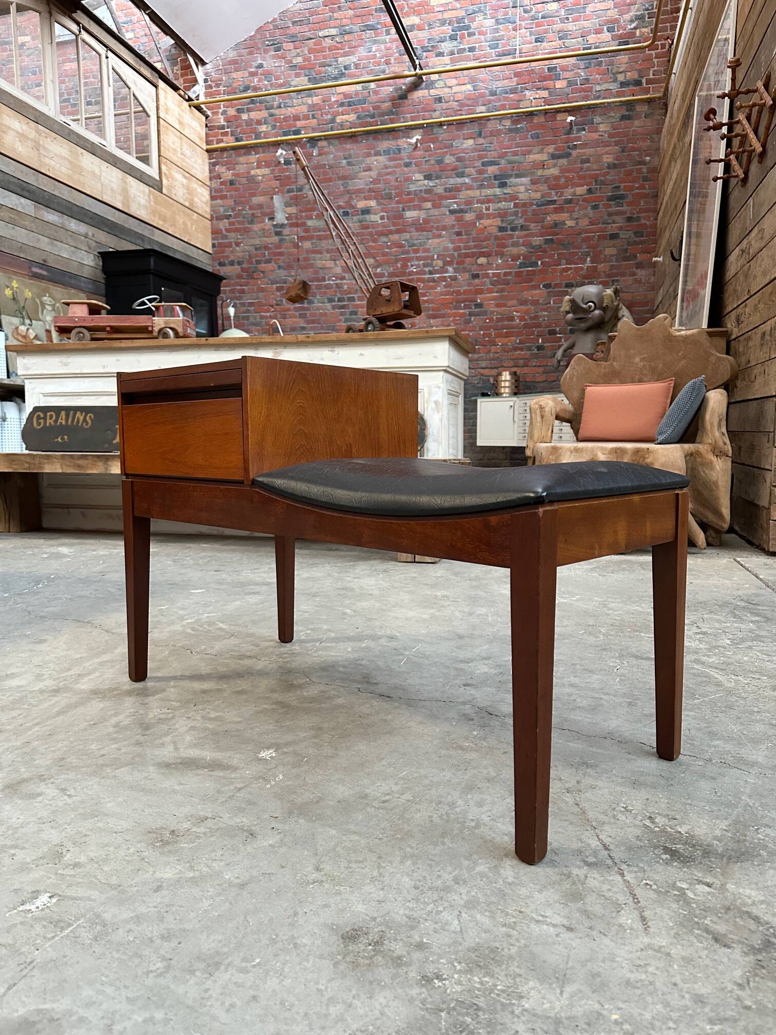 60s Hallway Bench