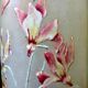 Magnificent Legras Art Nouveau vase from 1900 in frosted enamelled glass.