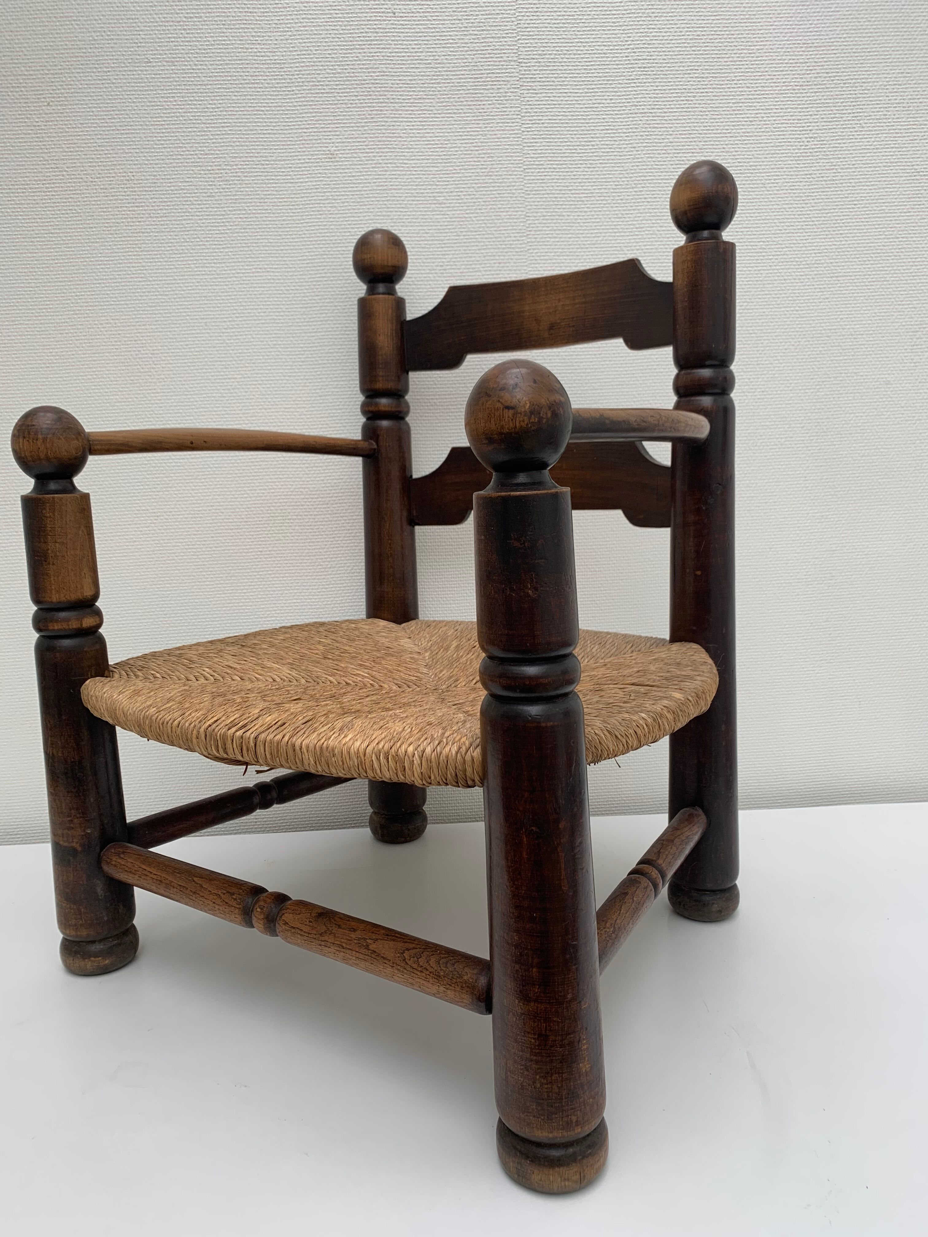 Brutalist mulched armchair 1940