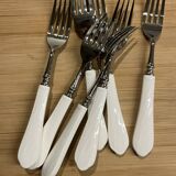Noritake white porcelain cutlery