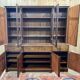 English mahogany secretary bookcase from the 1970s