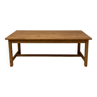Solid wood farmhouse table – country style 230cm