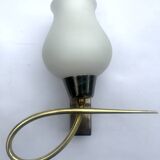 Pair of opaline sconces