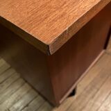Vintage desk 60s wood and metal