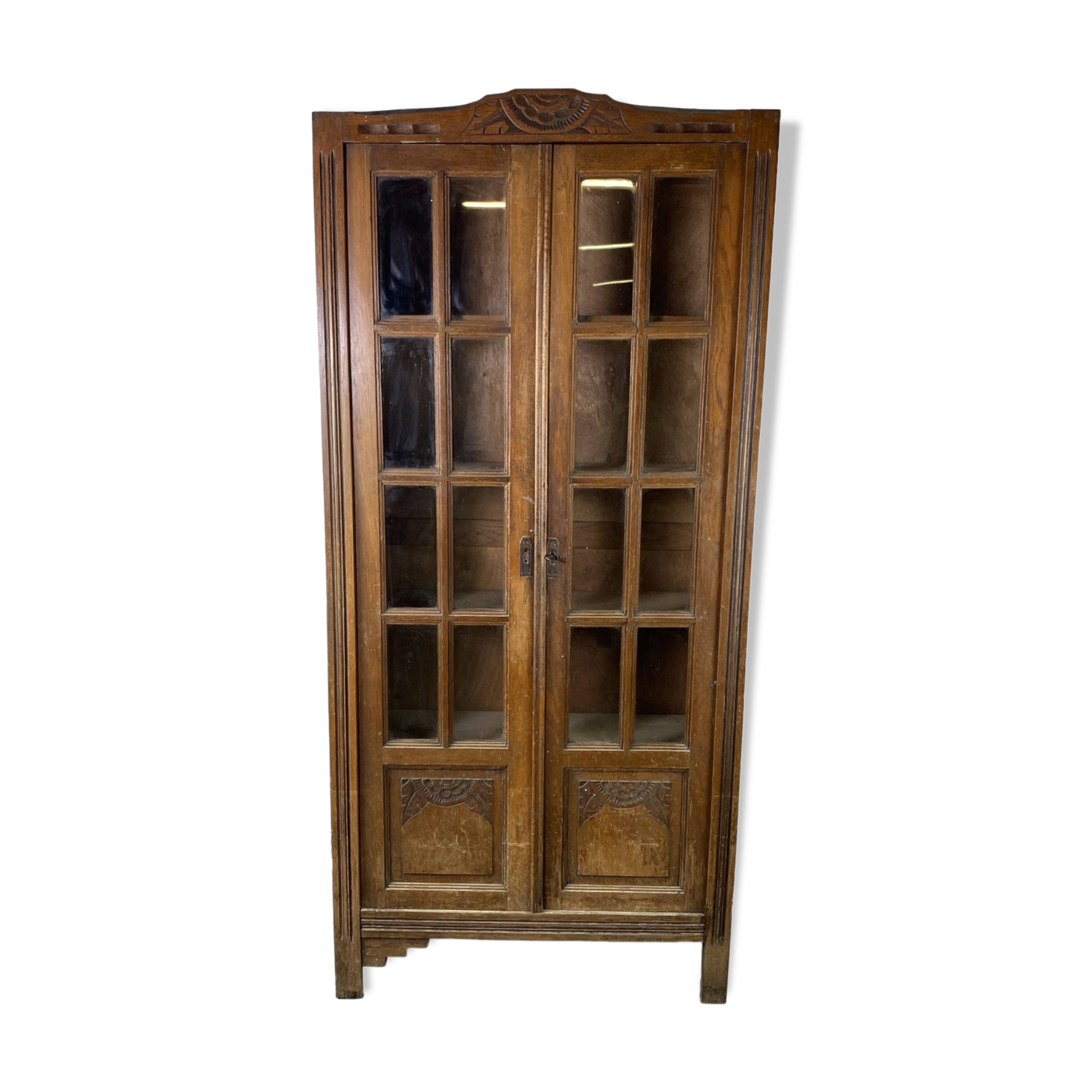 Art-Deco glass cabinet
