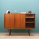 Teak highboard, Danish design, 1960s, production: Denmark