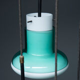 Chandelier in handblown glass Vistosi Italy 1950s