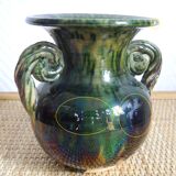Vallauris Vallis Aurea vintage decoration ceramic vase