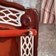 Enamelled kitchen sheet metal plate