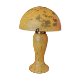 Lamp mushroom blown glass mouth