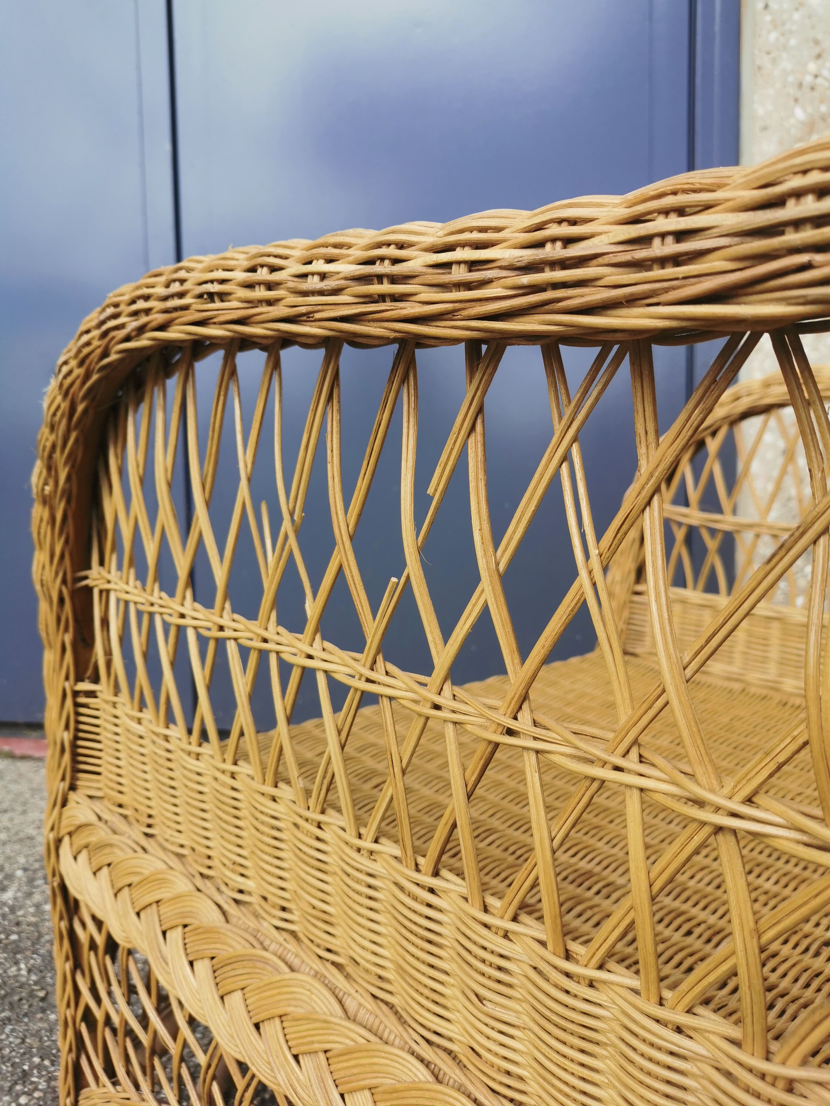 Complete rattan lounge from the 1950s