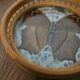 Plateau et sous-verres en rotin