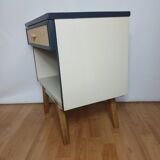 Side table with compass legs