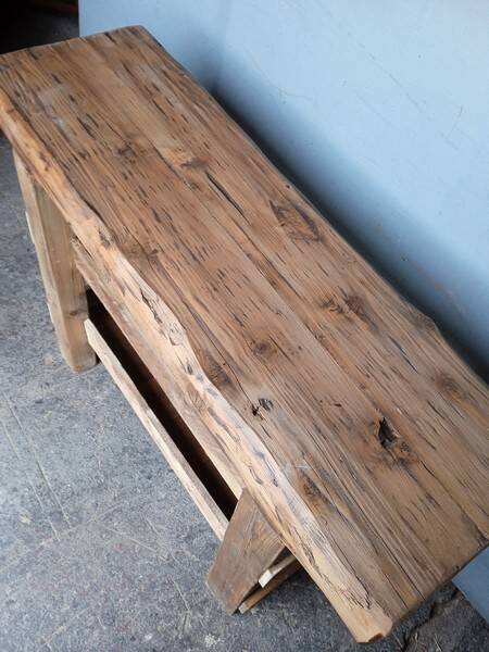 Professional furniture 120cm old solid wood workbench