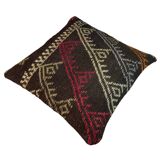 Vintage turkish kilim cushion cover , 55 x 55 cm