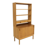 Scandinavian oak bookcase, Bertil Fridhagen, Bodafors, Sweden, 1960