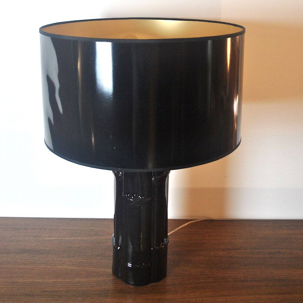 Ceramic table lamp from Italy, 1970s.