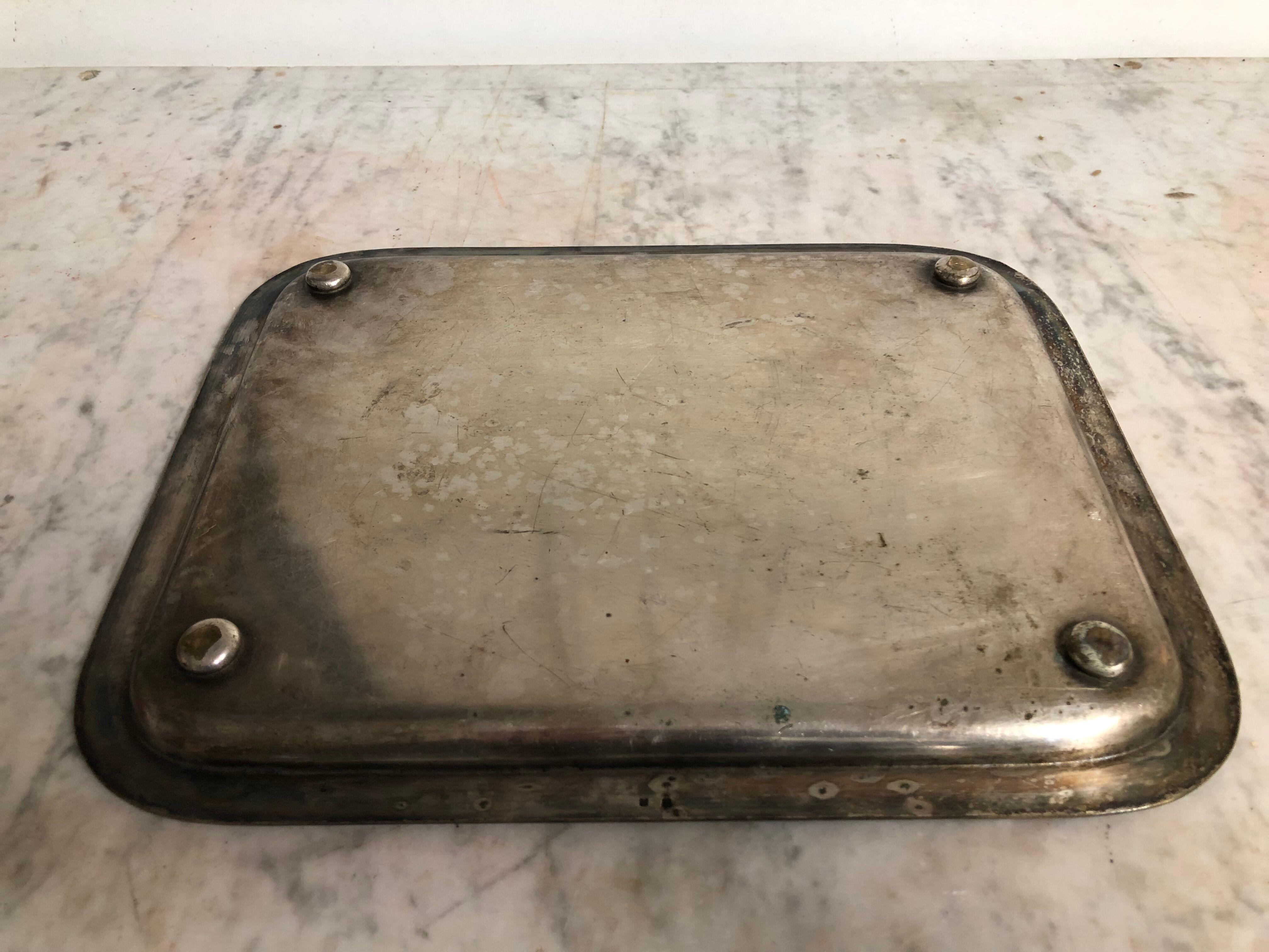Silver tray