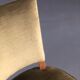 Chaises années 50 en velours vert bronze