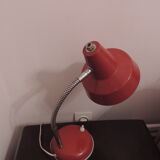 60s red desk lamp