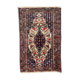 Handmade ancient Persian mazlaghan carpet