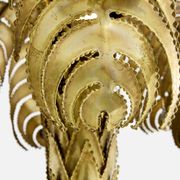 Christian Techoueyres brass palm lamp for Maison Jansen 1970s