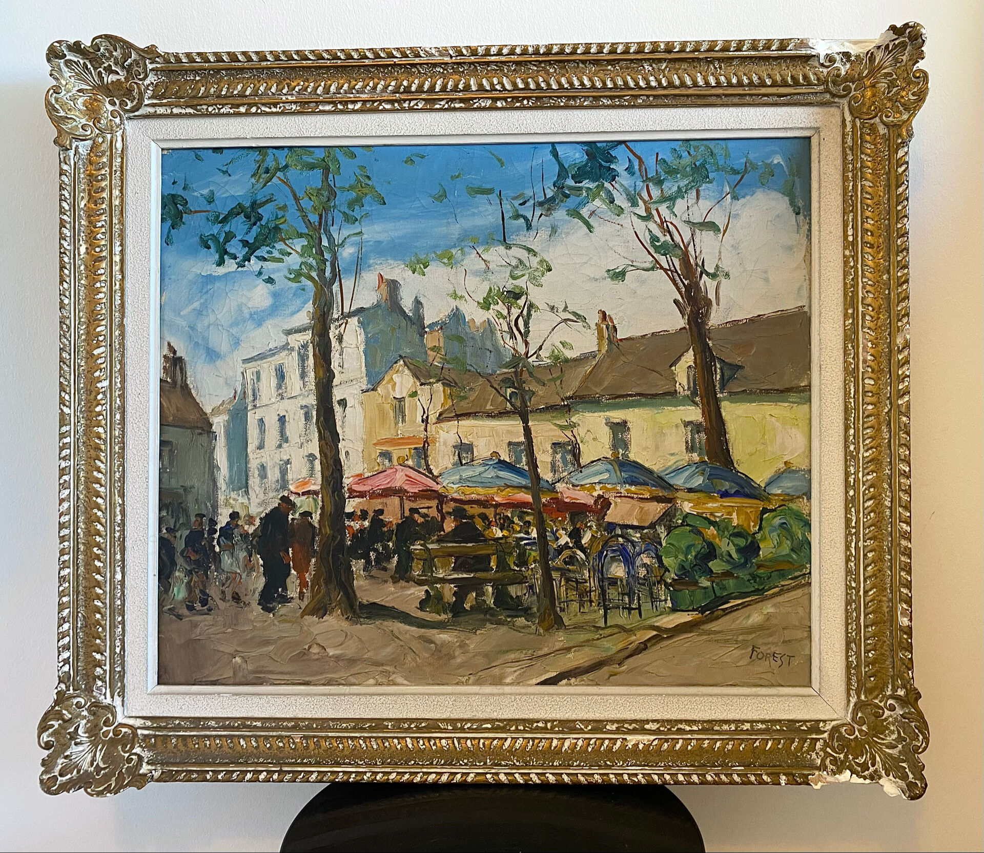 Tableau peinture Montmartre Pierre Forest