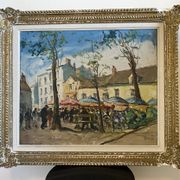 Tableau peinture Montmartre Pierre Forest