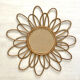 Rattan sun mirror 60's - 53cm