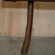 Antique Spanish Primitive Bench with Three Legs, 18th Century