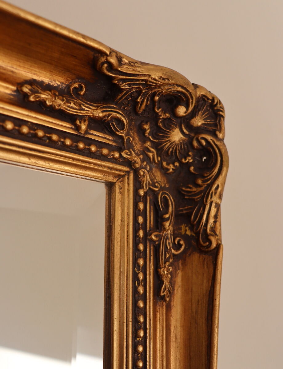 Large rectangular mirror in Louis XV style 147x85cm