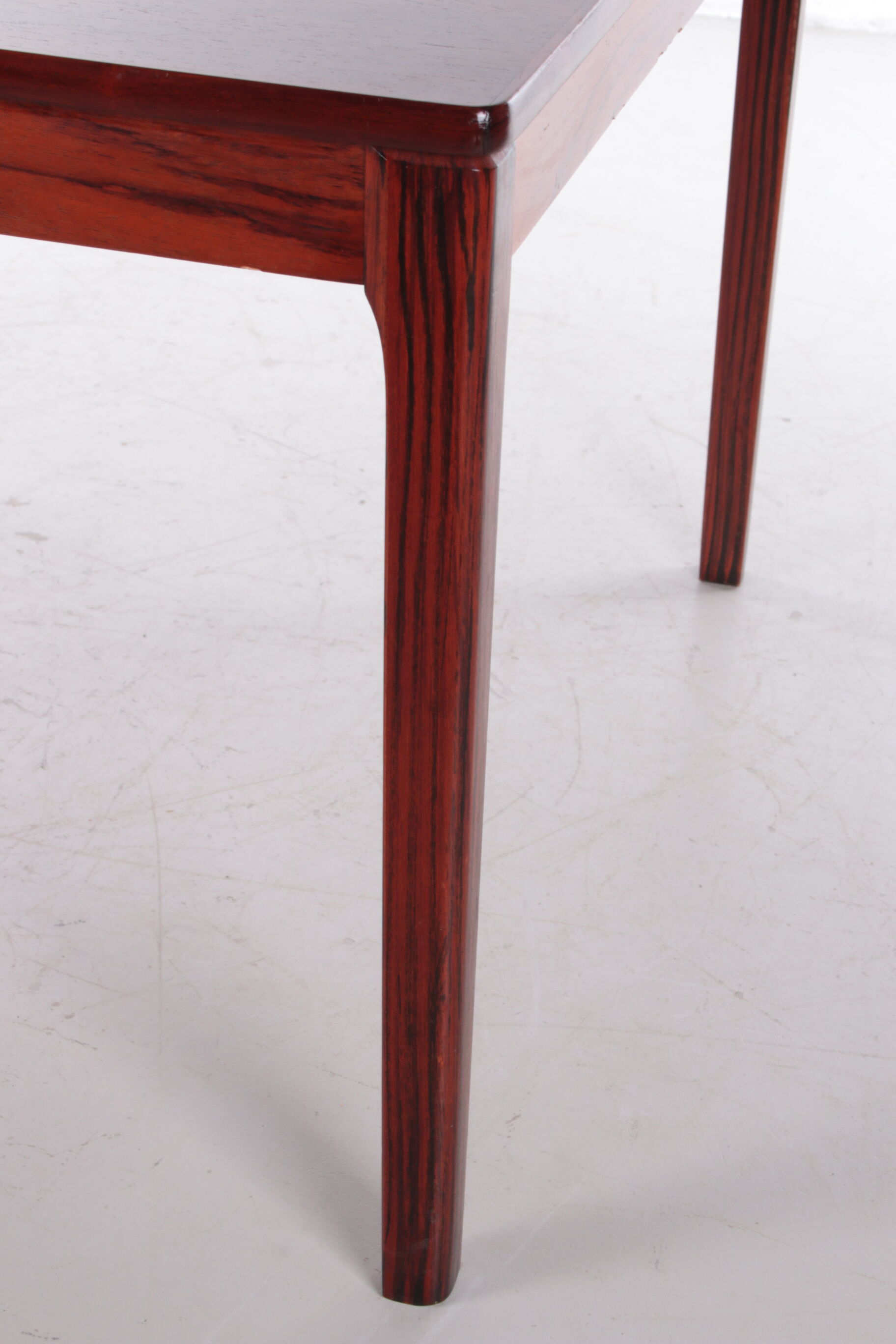 Square Danish designer Rosewood coffee table, 1970s