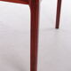 Square Danish designer Rosewood coffee table, 1970s