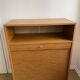 Low storage unit, 70s/80s three height-adjustable shelves