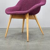 Miroslav Navratil Shell Lounge Chair, Czechoslovakia 1960s