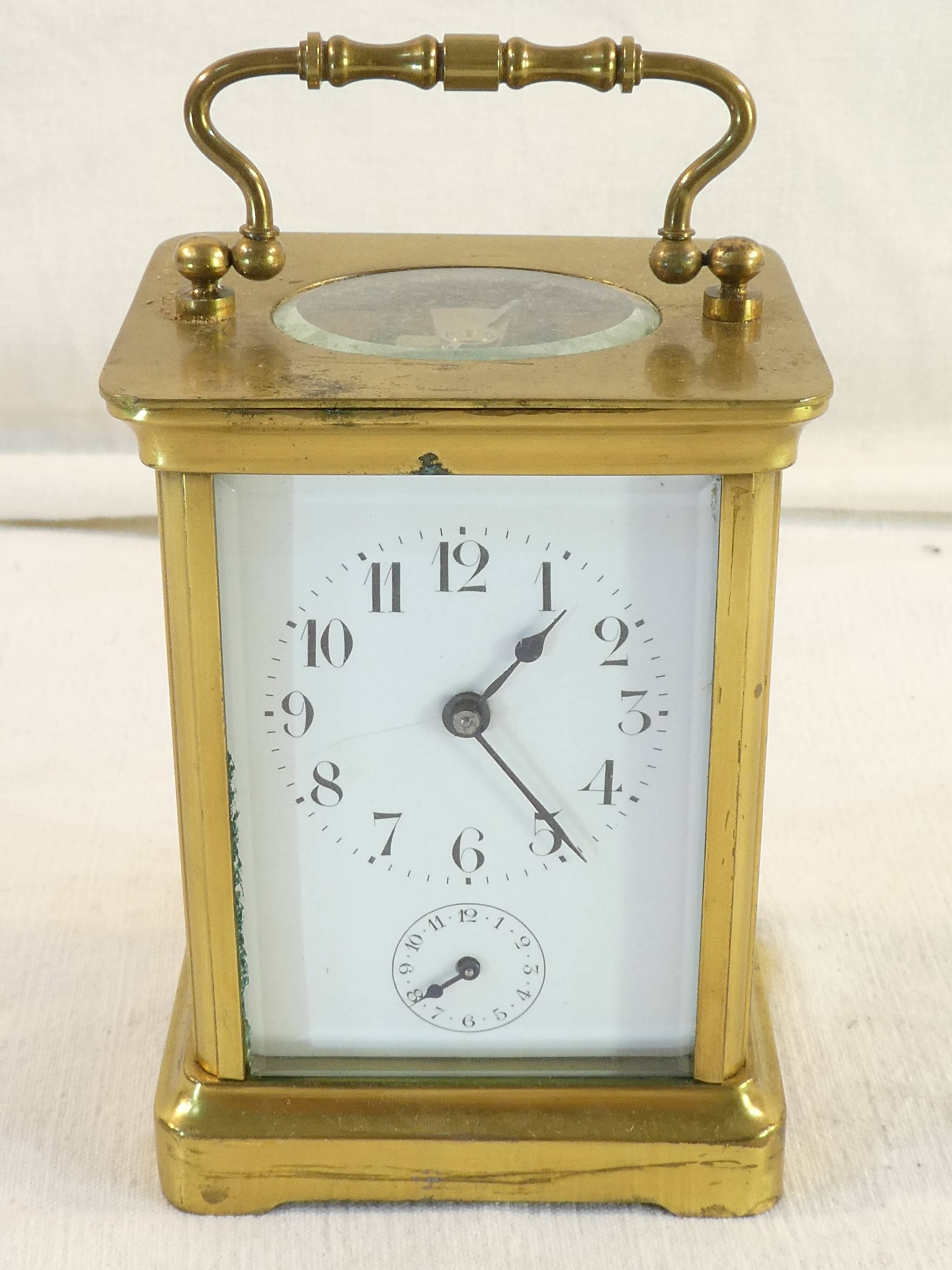 Officer's clock with functioning bell