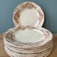 Series of 11 plates Creil and Montereau, Ceylon service