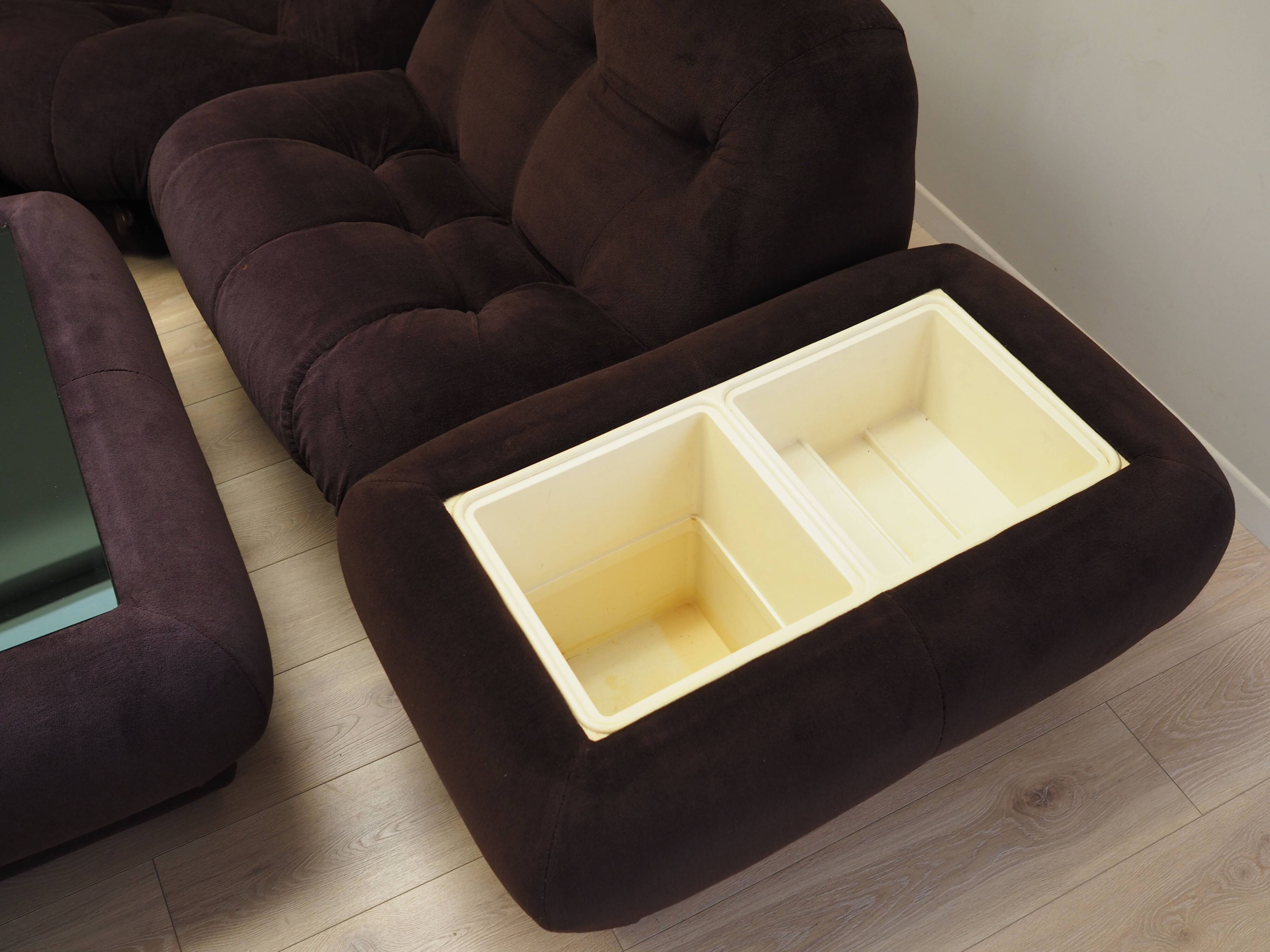 Living room set, Italian design, 1970s, designer: Rino Maturi, manufacturer