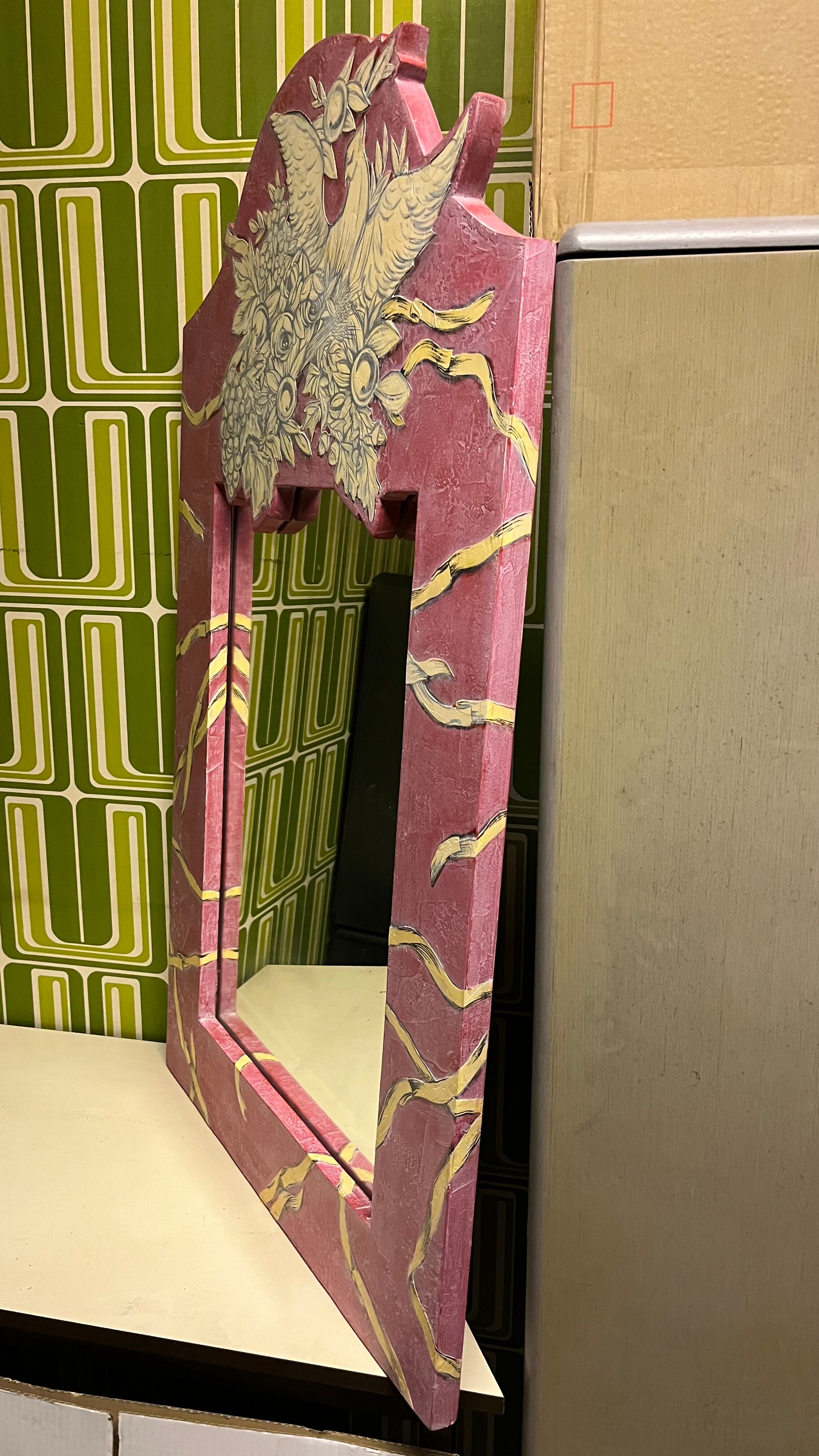 Pink mirror 120x70x2.5