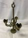 Antique brass candle holder