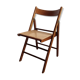 Chaise pliante cannée