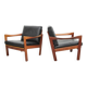 Fauteuils par Illum Wikkelsø pour Niels Eilersen, années 1950, ensemble de 2