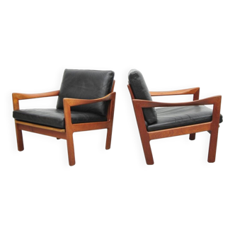Armchairs by Illum Wikkelsø for Niels Eilersen, 1950s, set of 2