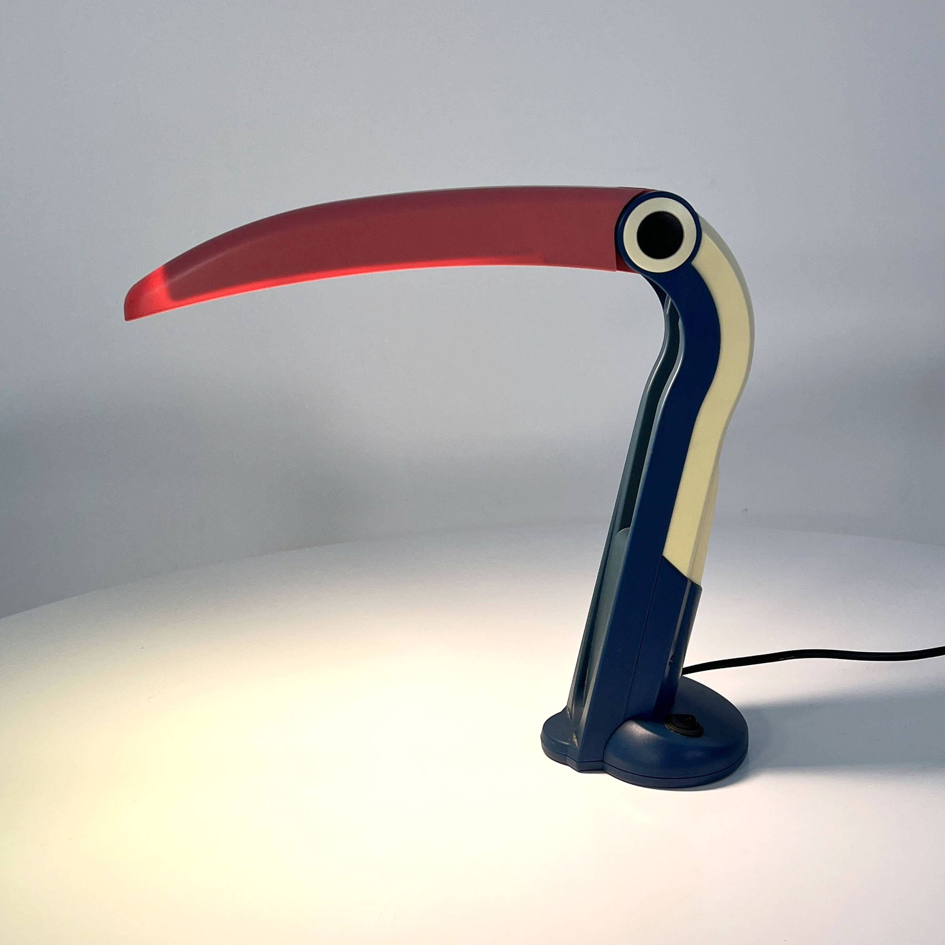 Toucan Lamp by H.T. Huang for Huanglite, 1980