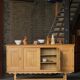 Henning Kjærnulf for EG Møbler, solid oak sideboard, Danish modern, 1960s.