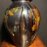 Large French folk art vase