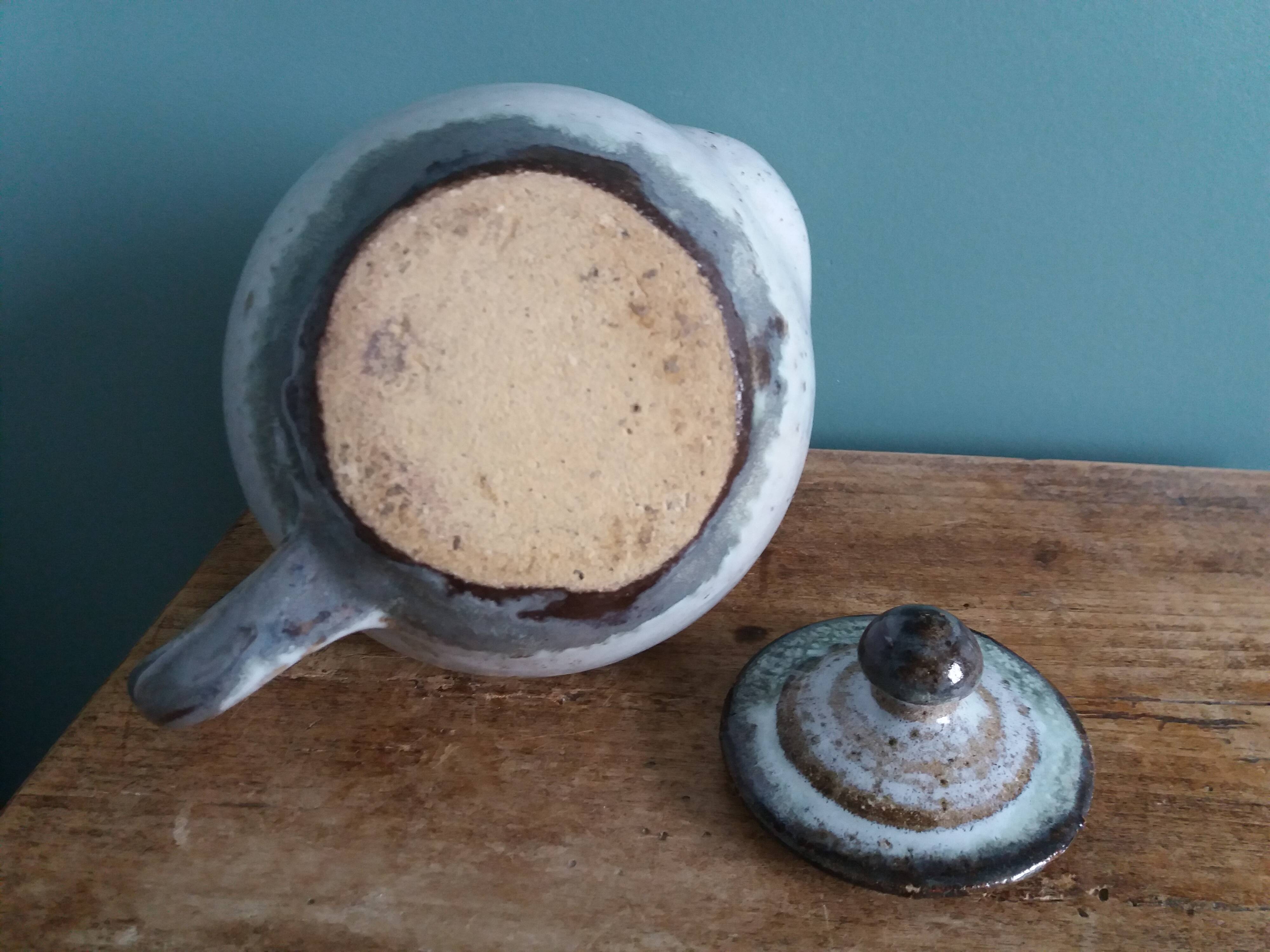 Stoneware coffee and teapot, Black Valley Pottery